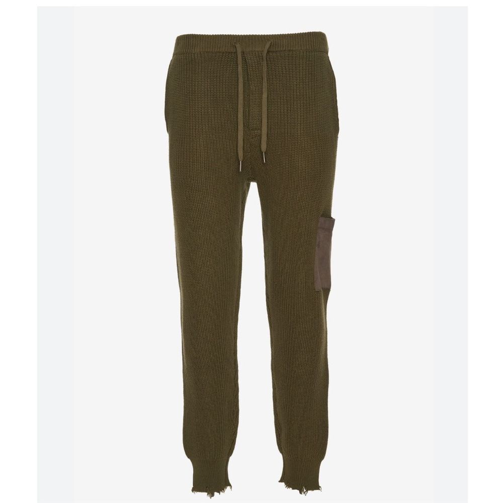 SER.O.YA Jason Jogger Olive Wool Size L
